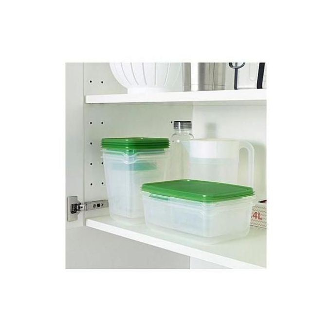 Ikea Ikea Boites De Conservation Lot De 17 Transparent Vert