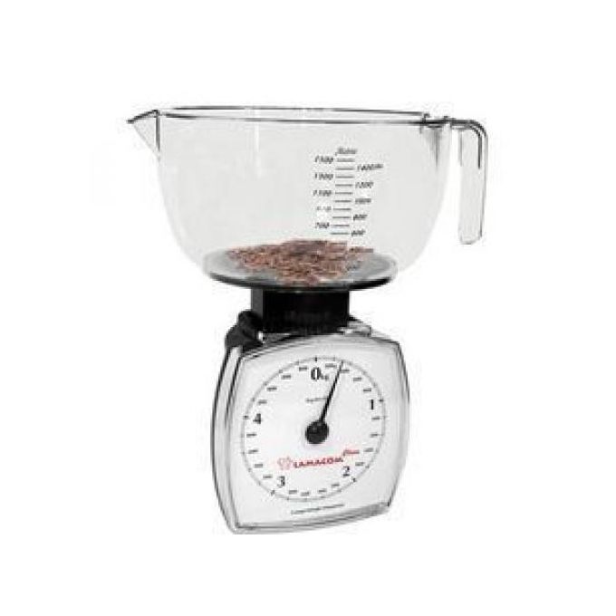 Lamacom Balance de cuisine chromée Avec Bol amovible 5Kg Max