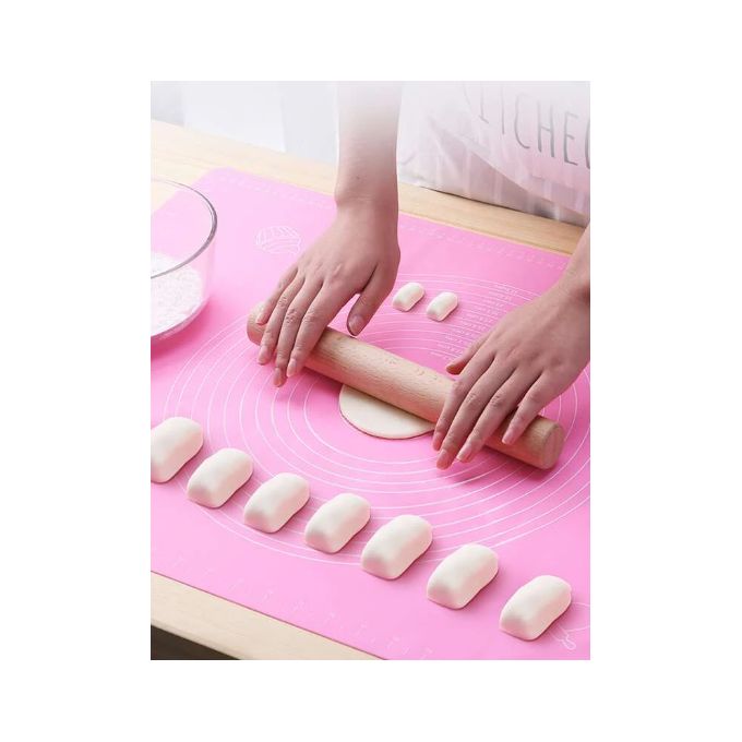 Generic Tapis de cuisson en Silicone antiadhésif, épaississement de la  farine, pâte à rouler, pâtisserie, ustensiles de cuisine à prix pas cher