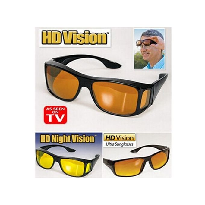 Pack de 2 Lunettes Hd Vision Jour & Nuit au maroc