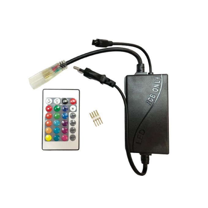 Generic Télécommande pour ampoule LED RGB 1500W AC 220V5050 V avec prise  européenne étanche IP68 à prix pas cher