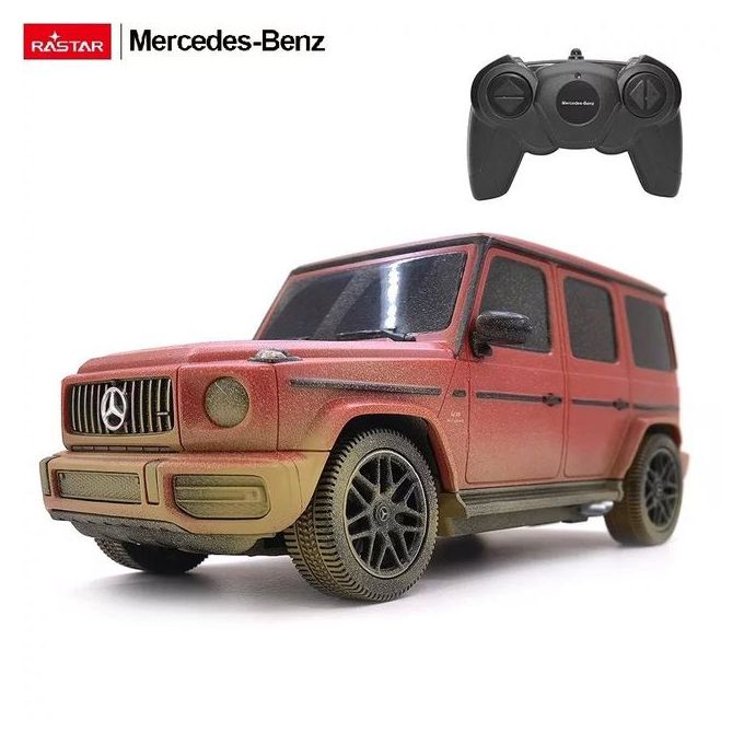 Compare Rastar 1 24 Mercedes Amg G63 Muddy Version voiture telecommandee rouge Price