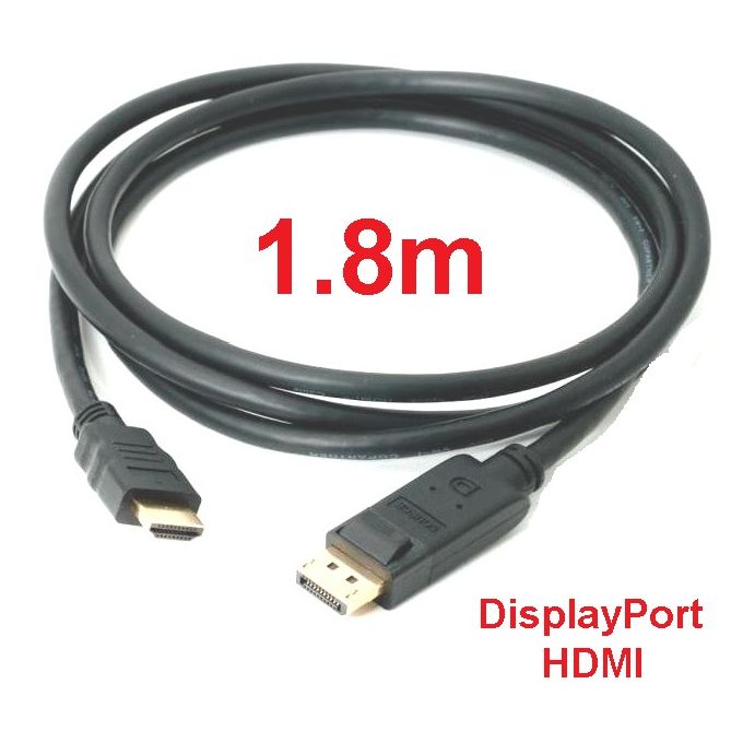 Câble DisplayPort vers HDMI 1M, Câble Adaptateur HDMI Mâle vers DP A98 -  Cdiscount Informatique