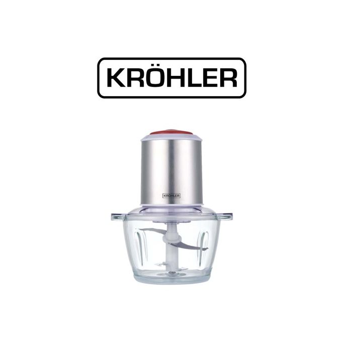 KRÖHLER Hachoir à condiments bol 2L en verre