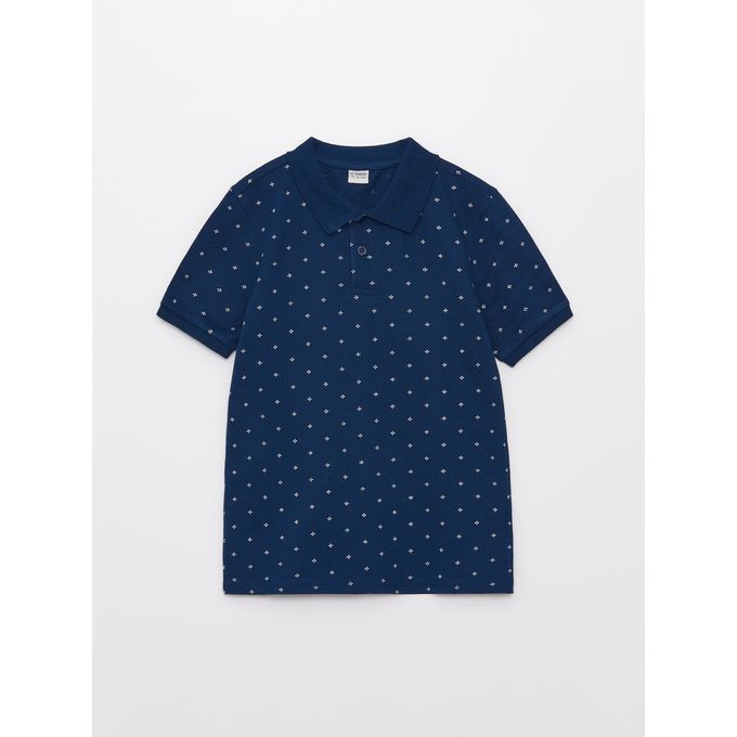 Lc Waikiki T-shirt garçon à manches courtes imprimé et col polo