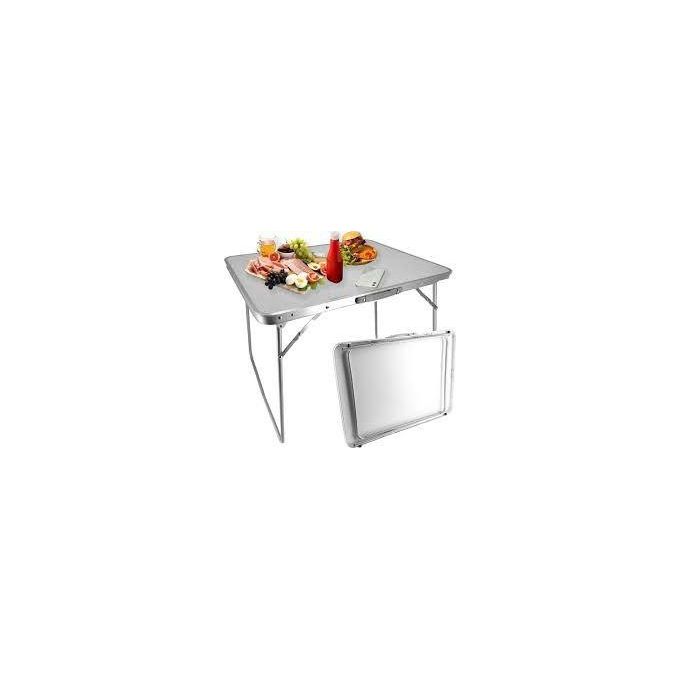 Table Pliante SUPER DEAL 1.2m Blanc - Portable Intérieur Extérieur 136kg Charge