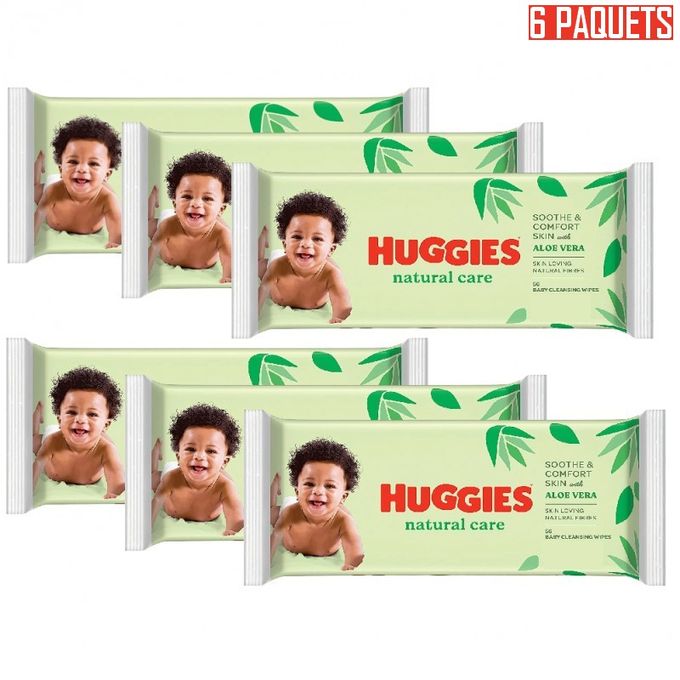 HUGGIES Lingettes bébé à l'Aloe Vera