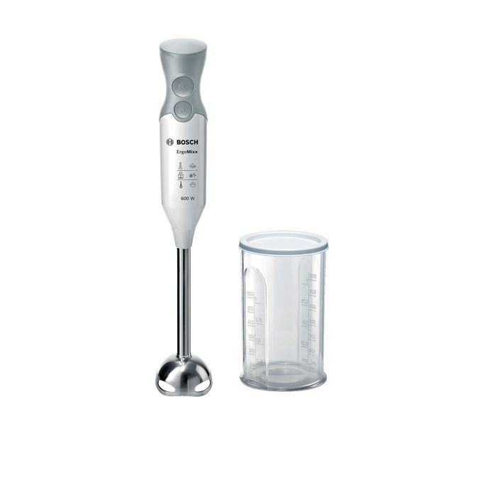 Mixeur plongeant MSM66110 Bosch ErgoMixx, 600 W, Blanc