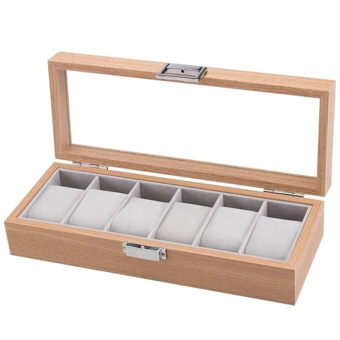 Coffret - Rangement -Boite à montre en bois 6 Montres & Bois Acacia