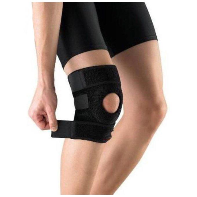Bandes de protection des genoux pour hommes, Bandage élastique,  Compression, Support de sport, manches rembourrées - AliExpress