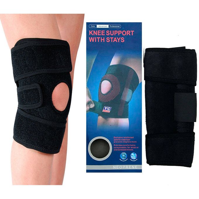 Generic Genouillère Bande Genou de Sport,Bandage élastique - Protection  Blessure Douleur à prix pas cher