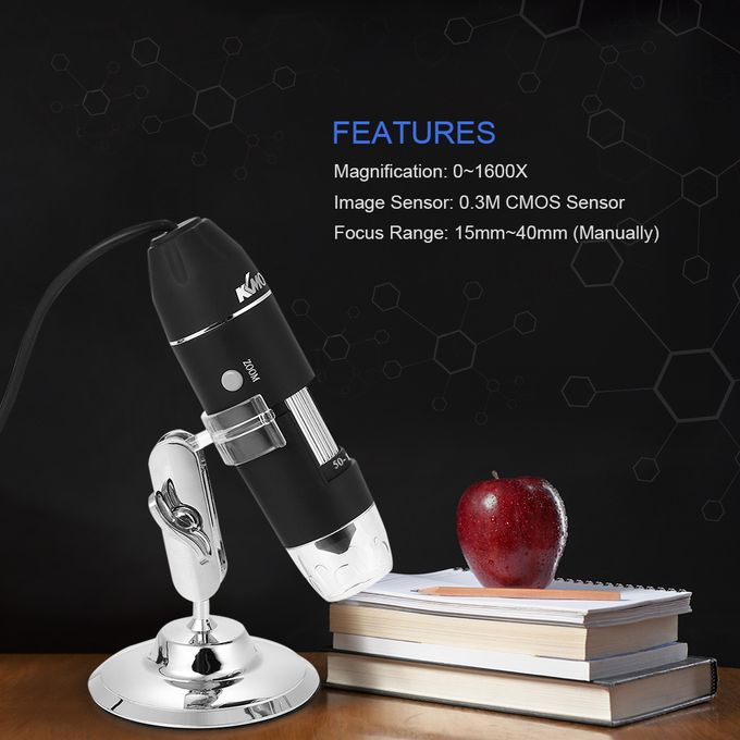 Kkmoon 1600X Magnification USB Digital Microscope with OTG Ã prix pas