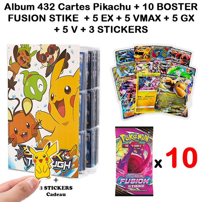 Classeur Pokemon 432 Pochettes pour Cartes de Jeu