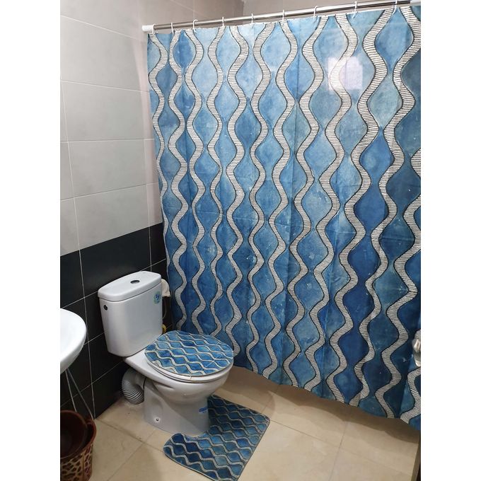 Tapis De Bain Bleu Marine La Redoute