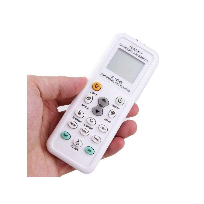 Télécommande Universelle Climatiseur - Compatible 1000+ Marques (LG, Gree, Daikin…) - Écran LCD - K-1028E