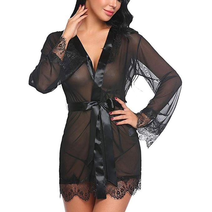 chemise de nuit avec peignoir