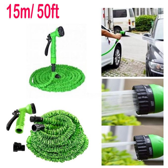 Magic Hose Tuyau Arrosage Extensible, Tuyau de lavage de voiture,  installations de nettoyage et d'arrosage, 15m / 50ft à prix pas cher