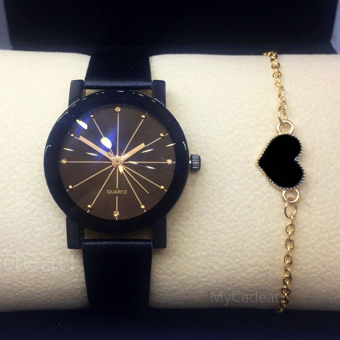 Quartz Montre Pour Femme Avec Un Joli Bracelet Cadeau A Prix Pas Cher Jumia Maroc