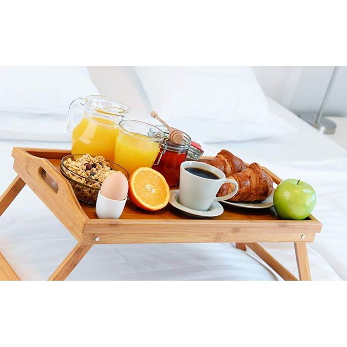 Mamjack Home - Plateau de lit Pliable Plateau Petit déjeuner Table