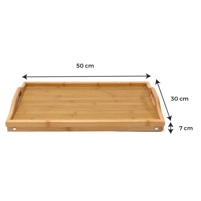 Mamjack Home - Plateau de lit Pliable Plateau Petit déjeuner Table