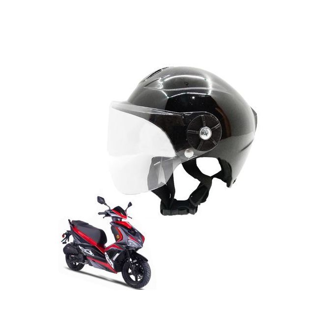 Generic Casque de moto ultra léger pour hommes et femmes, demi-couverture  pour la moto à prix pas cher