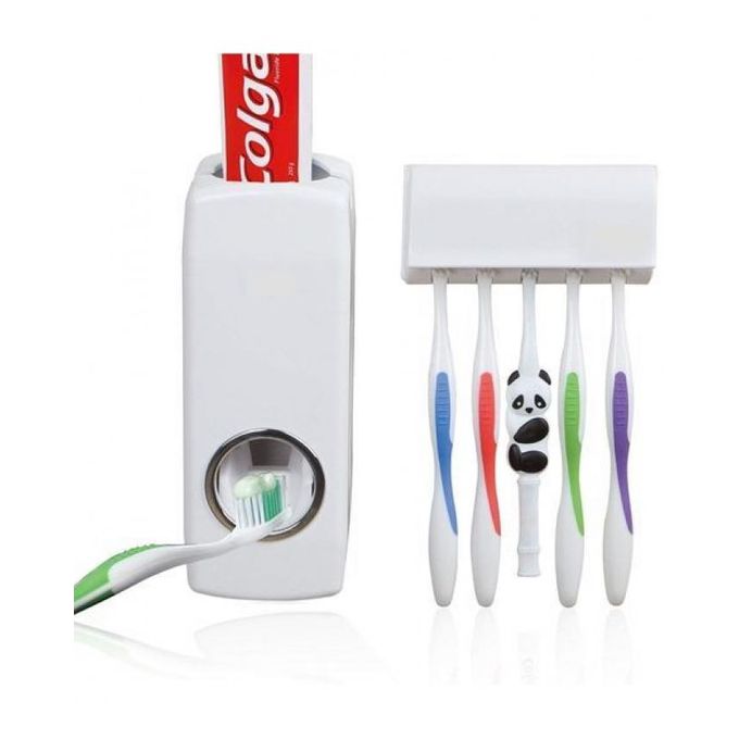 Touch Me Distributeur Automatique Dentifrice Avec Porte Brosse A Dent Colle Au Mur Mz Lux A Prix Pas Cher Jumia Maroc