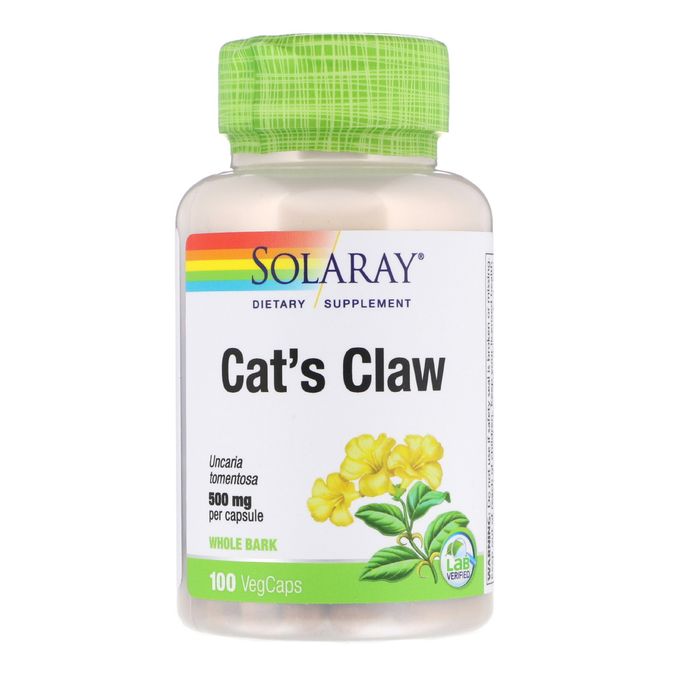 Solaray Cat S Claw Griffe Du Chat 500 Mg 100 Capsules Immunite Digestion Articulations A Prix Pas Cher Jumia Maroc