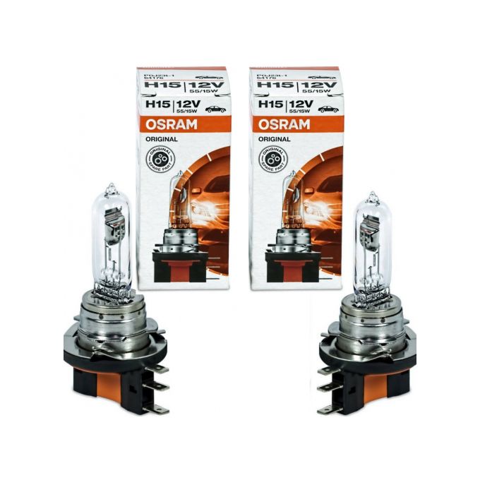 Osram Original Ampoule H15 12V 55/15W (2PCS) à prix pas cher