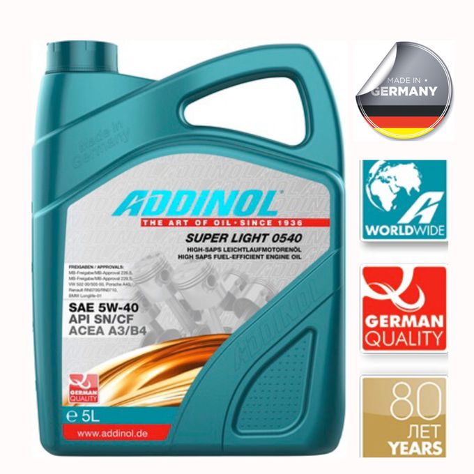 Моторное масло addinol 5w40