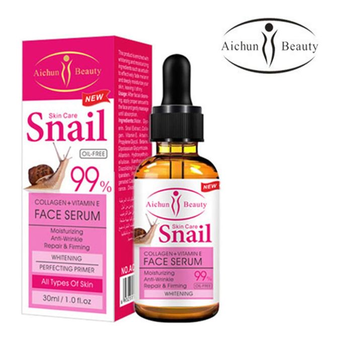 Aichun Beauty Sérum collagène à 99% de vitamine E, Blanchissant,soin de visage traitement de peau, d'acné, points noirs, anti-cicatrice
