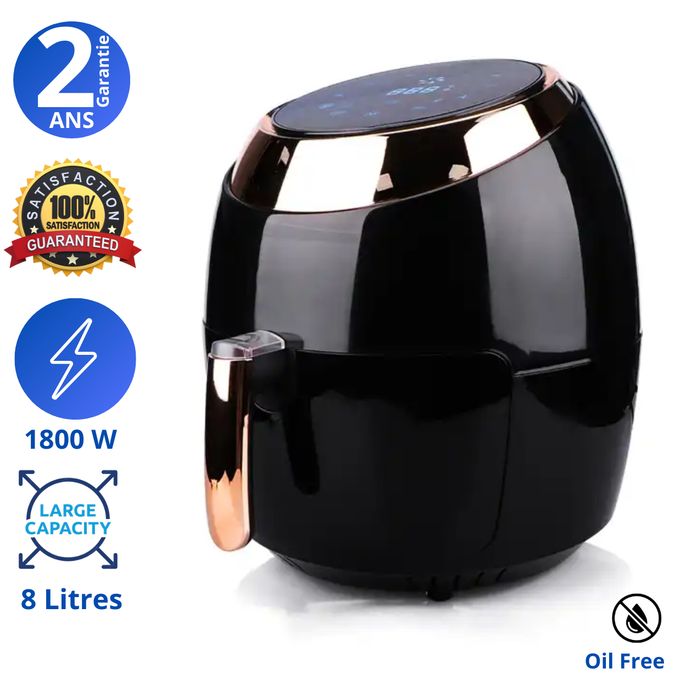 RAF Friteuse sans huile à air chaud 8 Litres 1800W - Air fryer - Tactile