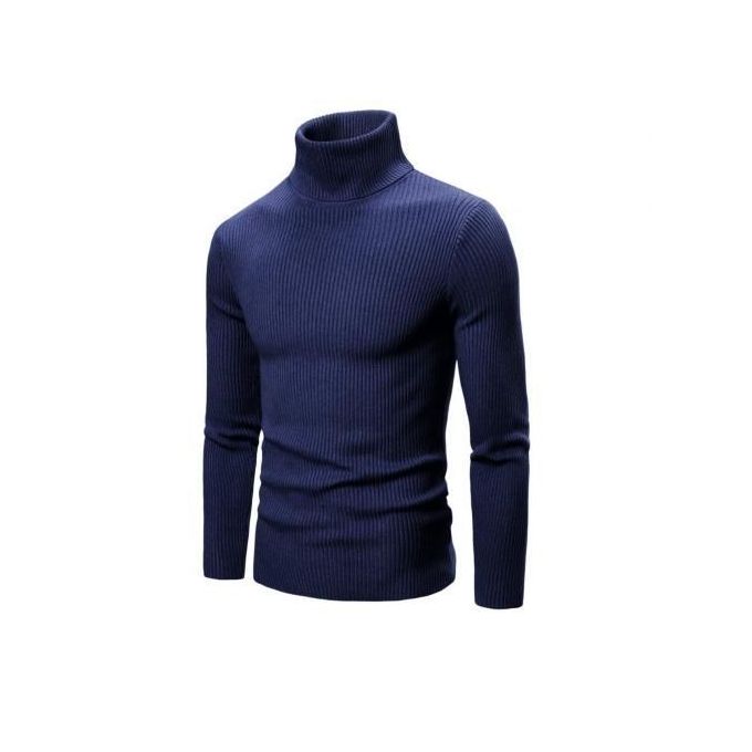 TRICOT COL mont homme coton