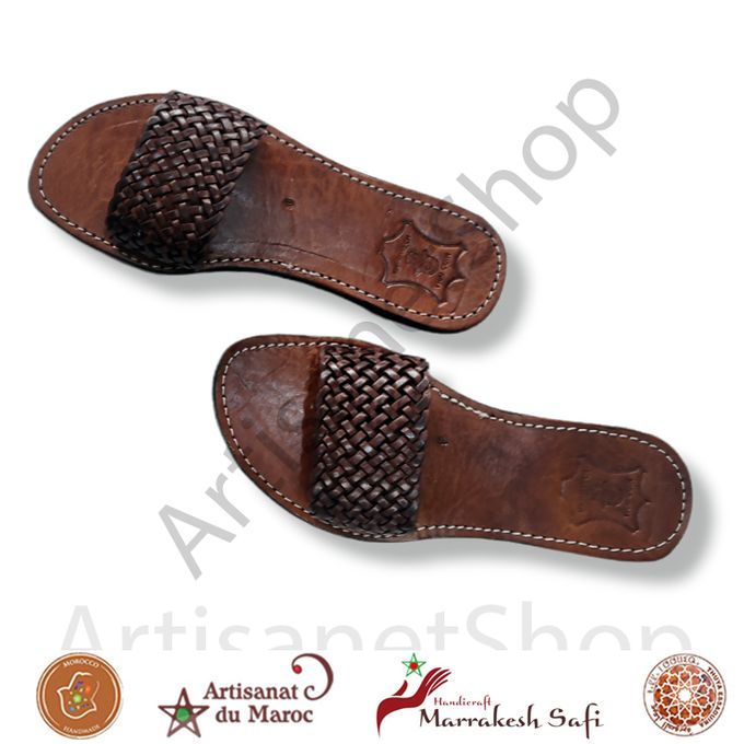 Artisanat du Maroc Sandale Artisanat pour femme Sandale en cuir Tendance sandales chic