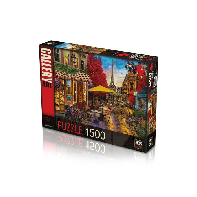 Ks Games Puzzle 1500 - Evening In Paris