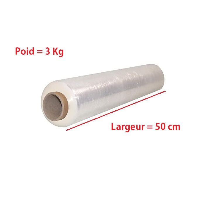 Rouleaux de film étirable PVC alimentaire 14 µm