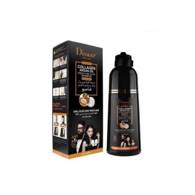 Disaar shampoing pour cheveux endommagés, 400ML huile d'argan, couverture de coloration