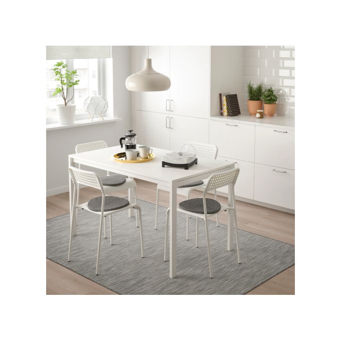 Ikea Salle à manger blanche (Table + 4 chaises) à prix pas cher | Jumia