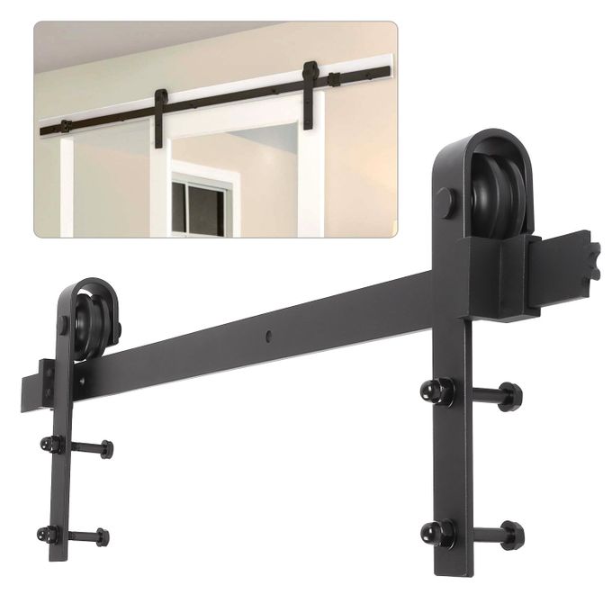 Generic Kit De Rail Pour Porte Coulissante Ensemble Industriel Pour Porte Suspendue En Bois 2 Metres A Prix Pas Cher Jumia Maroc