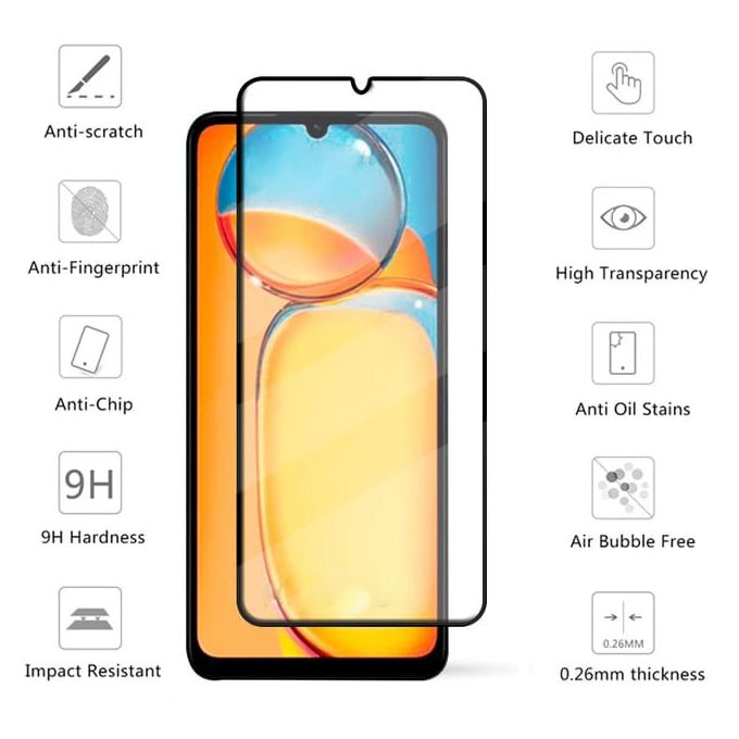 Verre Trempé Complet Incassable pour Xiaomi Redmi 13C - La Casa de las  Carcasas, Accessoires et coques pour téléphones portables Couleur Noir