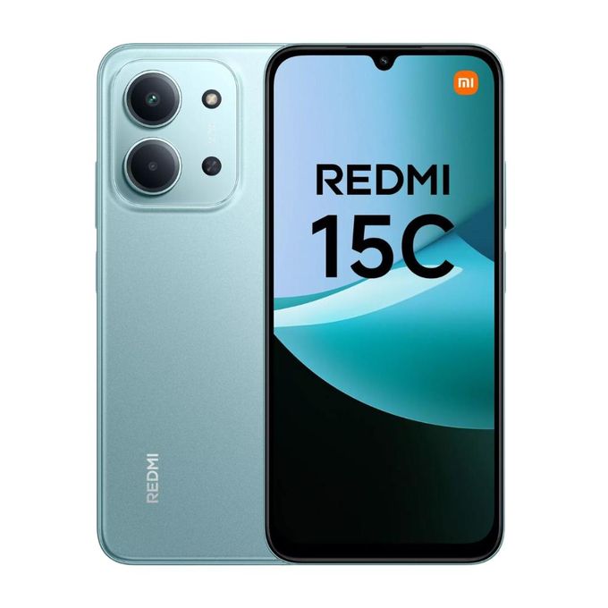 Redmi 15C – 6.9" – NFC - 128 Go – 6 Go RAM (jusqu’à 12 Go) – Helio G81 Ultra – 6000mAh/33W – 50MP – Mint Green