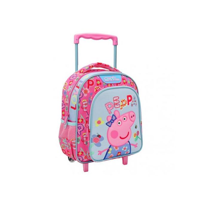 SAC DOS TROLLEY 2CASE PEPPA PIG LOVELY