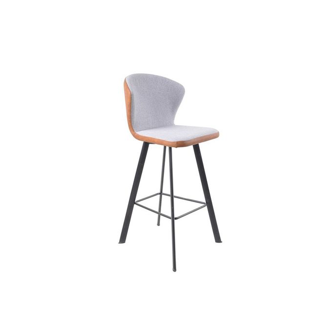 Kitea Tabouret bar VIGGO - Gris clair