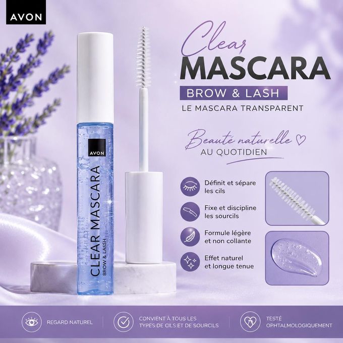 Avon Mascara Transparent Clear Mascara – Regard Naturel