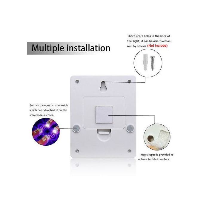 Generic 3 Lampes Sans fil 3W LED COB Ultra Lumineux Applique