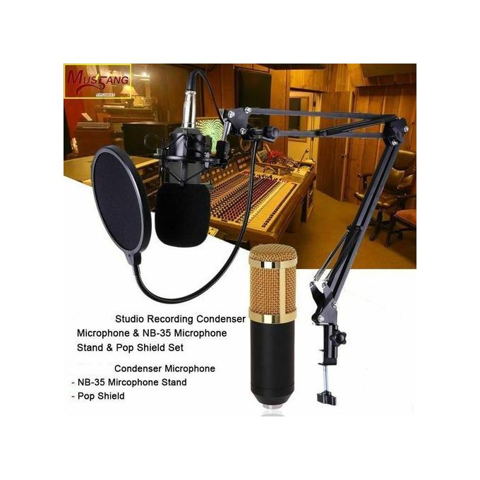 Generic Pack microphone à condensateur de studio à prix pas cher
