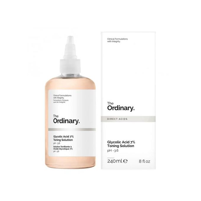 The Ordinary Glycolic Acid 7% Toning Solution pH 3,6 Vegan 240ml