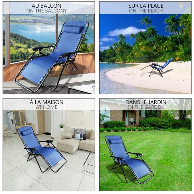 Generic Chaise Longue Inclinable Chaise De Jardin Pliable A Prix