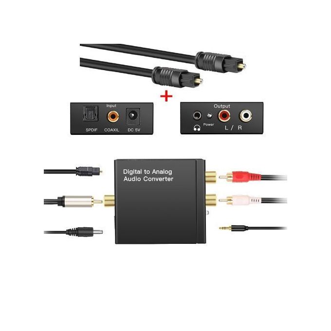 Generic Convertisseur audio numérique-analogique Entrées coaxiales