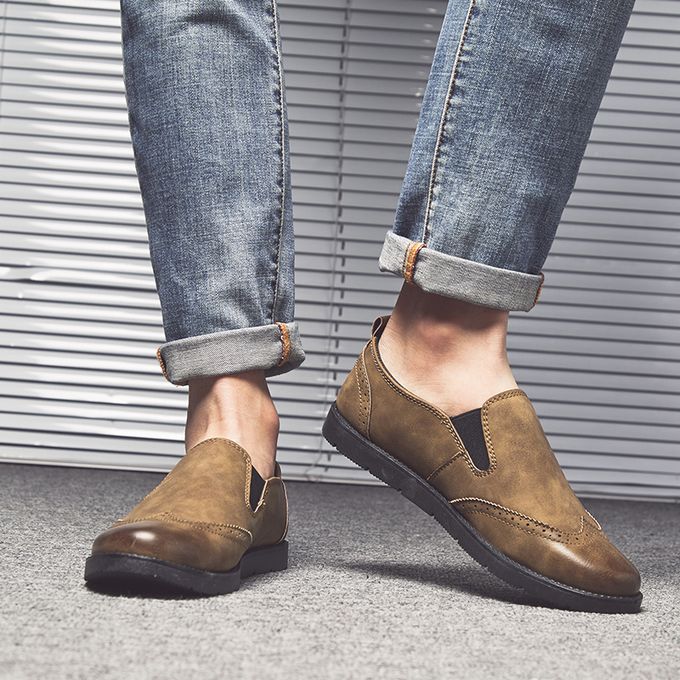 business casual with loafers