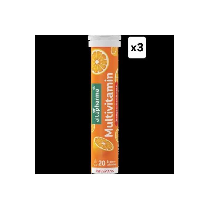 Altapharma Pack 3 Tubes de Multivitamines de 20 comprimés effervescent ...